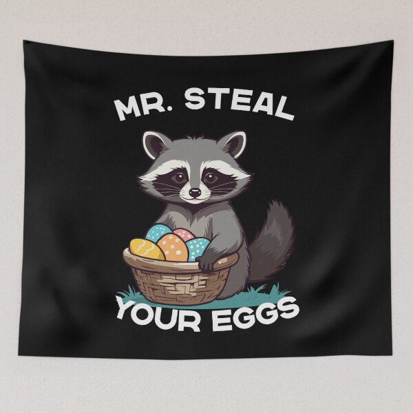 Item preview, Funny Raccoon Egg Thief Cute Costume designed and sold by LuminOrb.