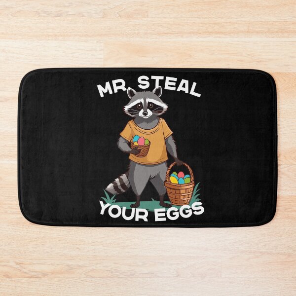 Item preview, Funny Raccoon Egg Thief Cute Design designed and sold by LuminOrb.