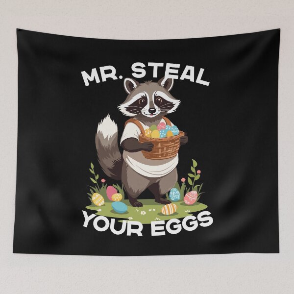 Item preview, Funny Raccoon Egg Thief Cute Costume designed and sold by LuminOrb.