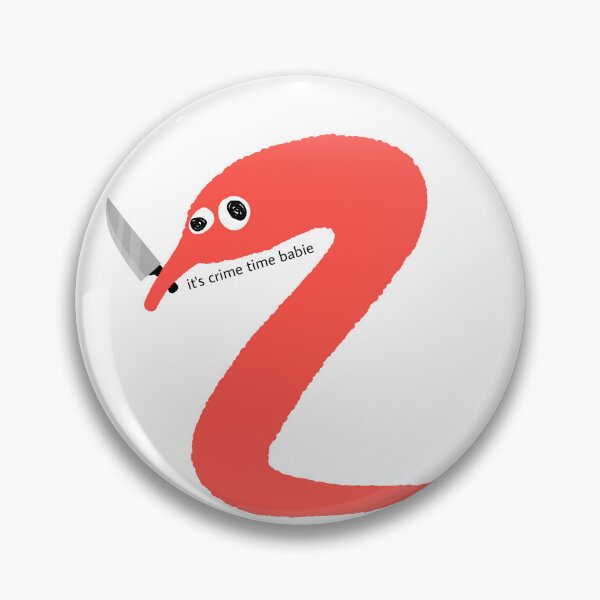 Item preview, crime worm on a string designed and sold by forg-time.