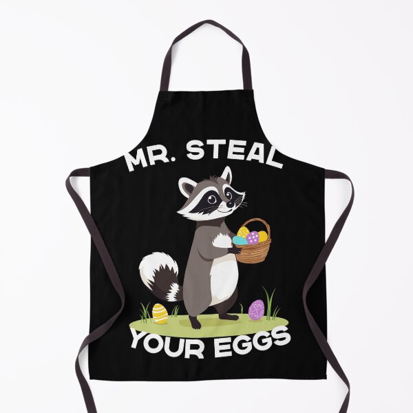 Item preview, Funny egg thief raccoon Easter bunny design designed and sold by LuminOrb.
