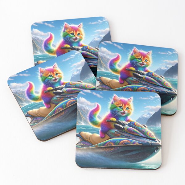 Item preview, Title: Rainbow Rush Jet Ski designed and sold by Sienna Hamilton-Katene.