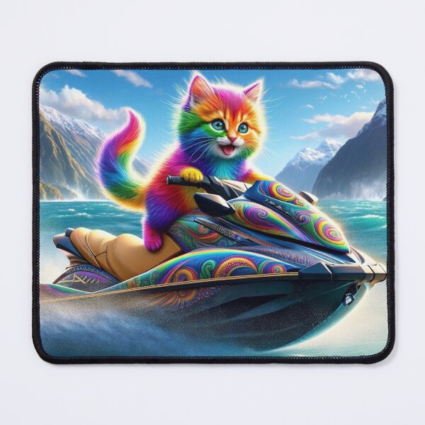 Item preview, Title: Rainbow Rush Jet Ski designed and sold by Sienna Hamilton-Katene.