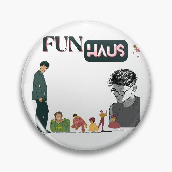 Artikelvorschau, Funhaus, Adam Kovic, Youtube, Funhaus, Hahnenzähne, lustig, James Willems, Achievement Hunter, Lawrence Sonntag, Elyse Willems, Lets Play, Logo, Bruce Greene, Damen, Klassiker entworfen und verkauft von perivili.