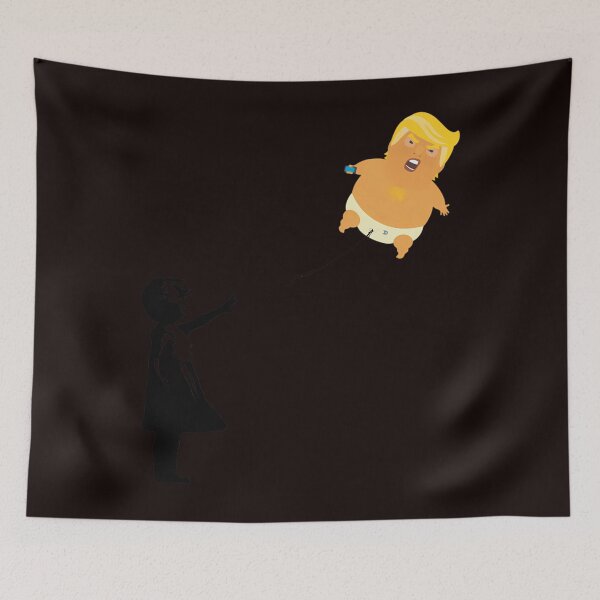 Item preview, Trump baby Blimp Balloon Girl designed and sold by RichaBoutin.