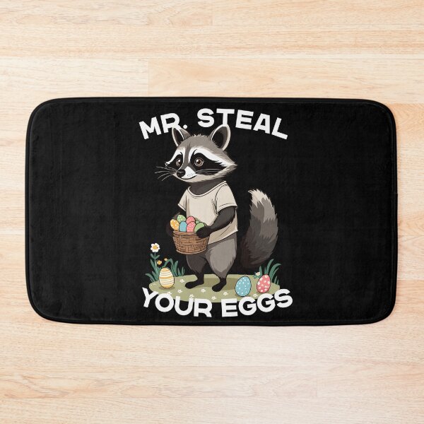 Item preview, Egg Thief Raccoon Easter Bunny Funny Design designed and sold by LuminOrb.