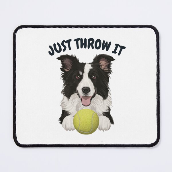 Item preview, Just Throw It | Border Collie designed and sold by NicolasGlowArt.