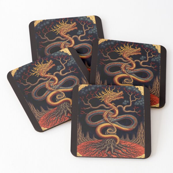 Item preview, Carl Jung - Tree Serpent in Forest - Psychology, transformation designed and sold by LaureRamos.