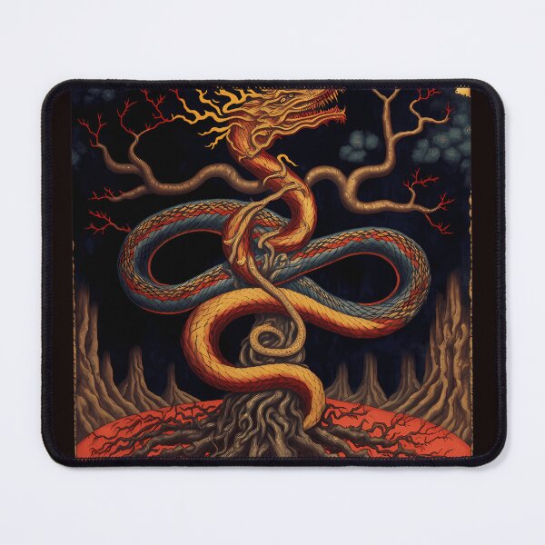 Item preview, Carl Jung - Tree Serpent in Forest - Psychology, transformation designed and sold by LaureRamos.