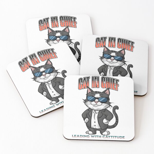 Item preview, Cat in Chief: Leading with Cattitude designed and sold by sweeka1972.