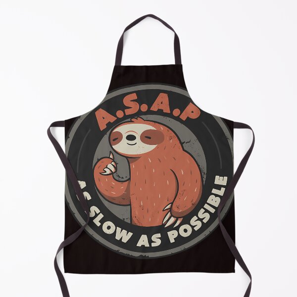Item preview, As Slow As Possible - Lazy Cute Funny Sloth Gift designed and sold by LaureRamos.
