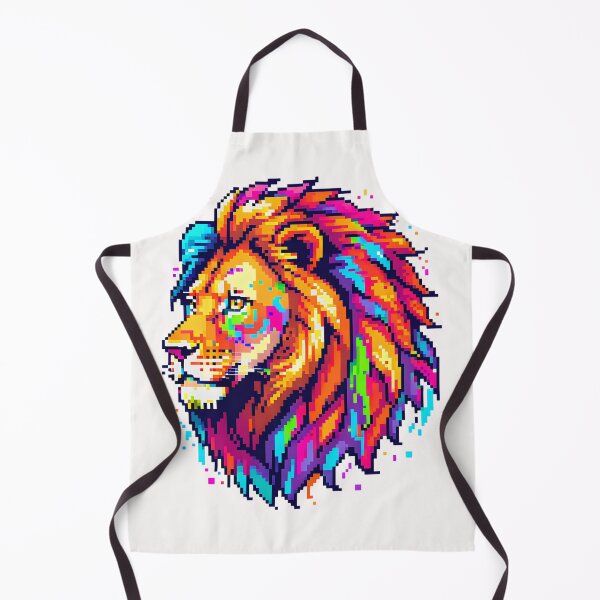 Item preview, Pixel Lion Portrait designed and sold by Jackson-Will.