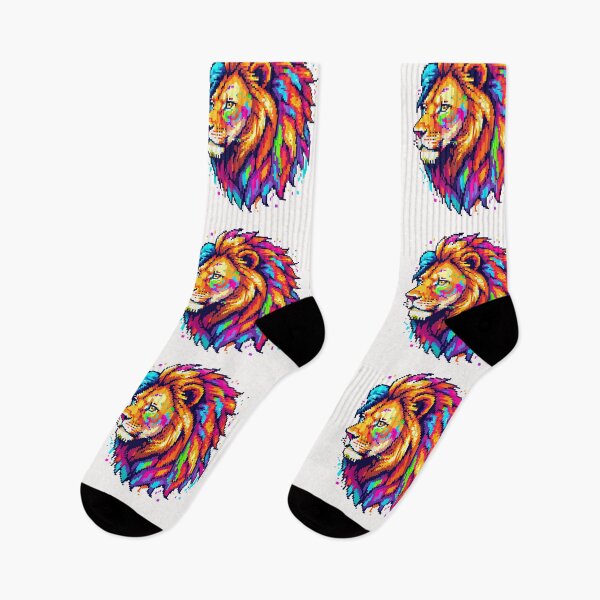 Item preview, Pixel Lion Portrait designed and sold by Jackson-Will.
