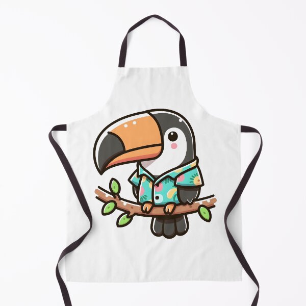 Item preview, Kawaii Toucan With Tropical Shirt designed and sold by CanvasCutie.