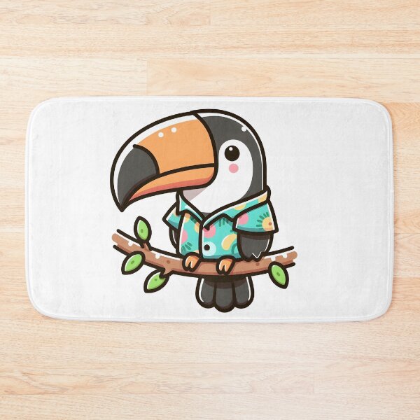 Item preview, Kawaii Toucan With Tropical Shirt designed and sold by CanvasCutie.