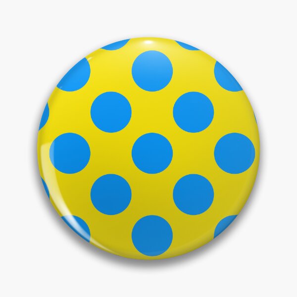 Item preview, Polka dots yellow blue designed and sold by Designsbyluzia.
