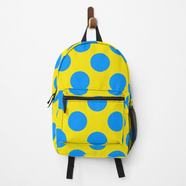 Item preview, Polka dots yellow blue designed and sold by Designsbyluzia.