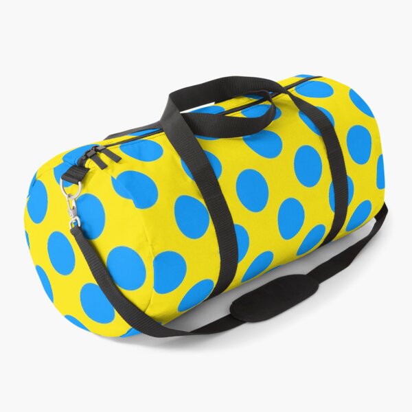 Item preview, Polka dots yellow blue designed and sold by Designsbyluzia.