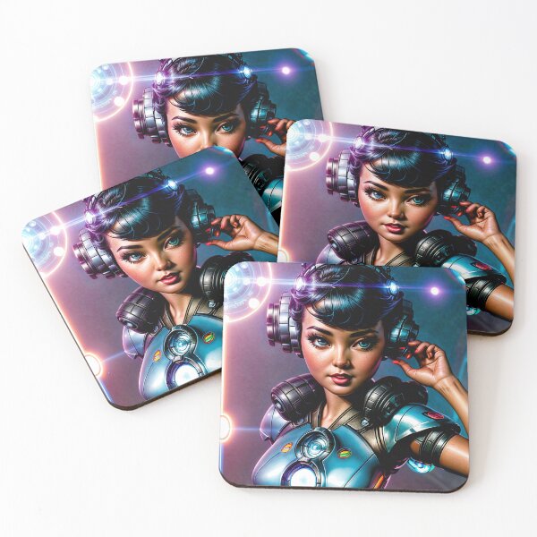 Item preview, Colourful Space Lady Betty Cartoon designed and sold by NPC-Trader.