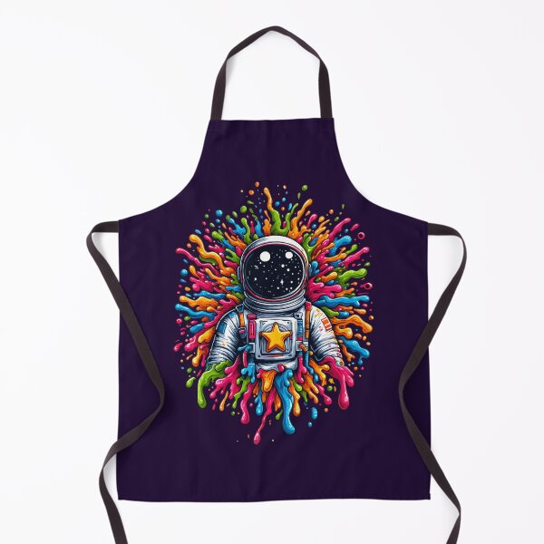 Item preview, Spaceman with colorful splashes designed and sold by AnnArtshock.