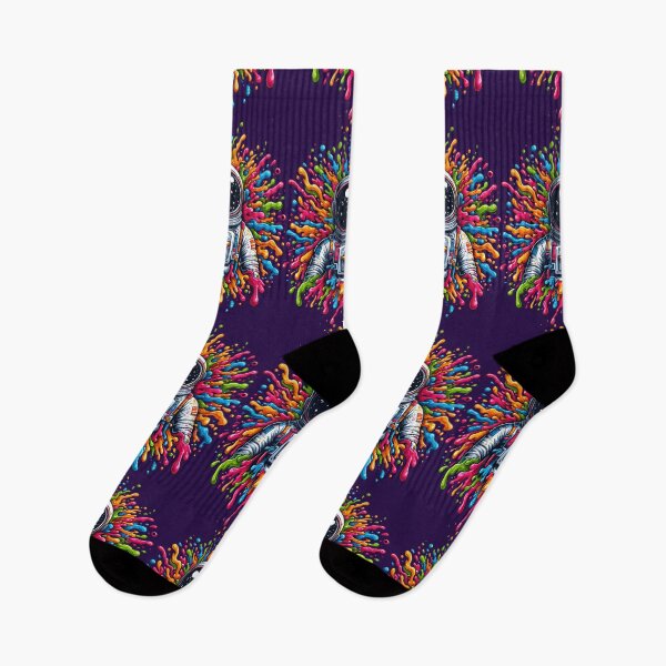Item preview, Spaceman with colorful splashes designed and sold by AnnArtshock.