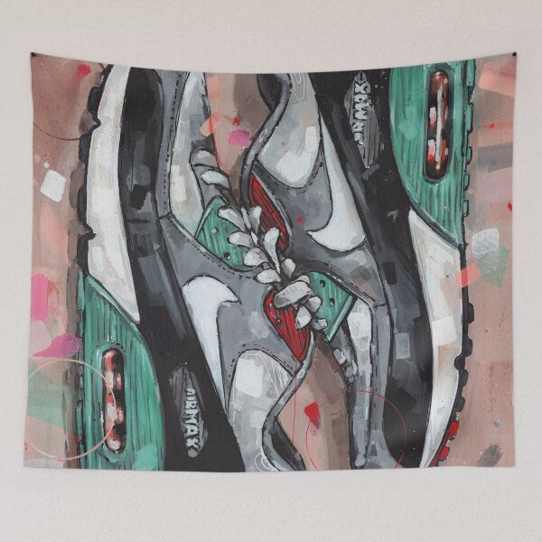 Item preview, Nike AirMax90 green artwork designed and sold by GalleryKauffeld.