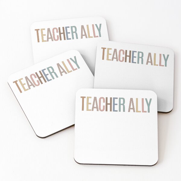 Item preview, teacher ally support advocate team vintage retro  designed and sold by myrll.
