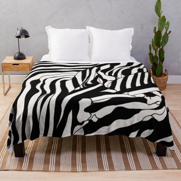 Item preview, Black and white stripey pattern  designed and sold by Flowersonstuff.