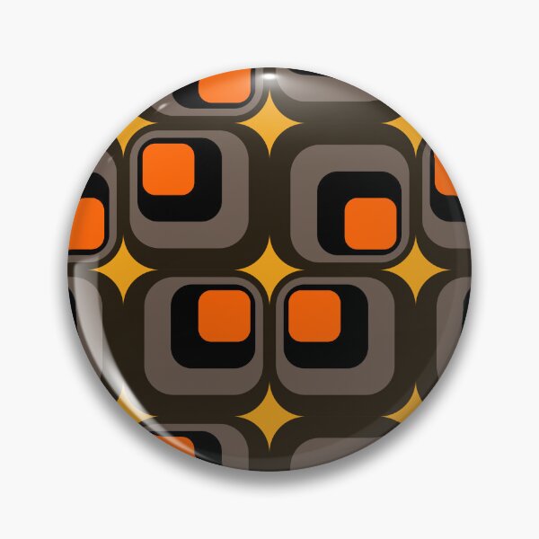 Item preview, retro 1970s abstract pattern designed and sold by pauloneill-art.