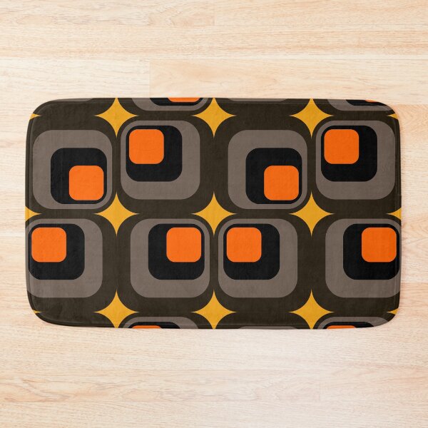 Item preview, retro 1970s abstract pattern designed and sold by pauloneill-art.