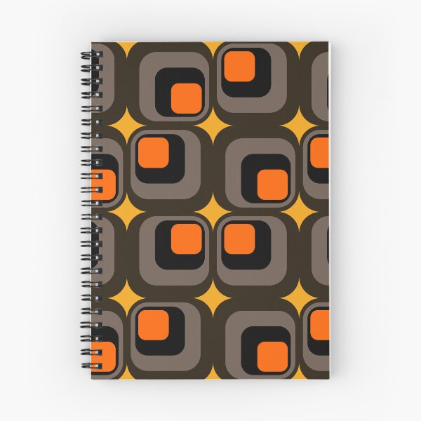Item preview, retro 1970s abstract pattern designed and sold by pauloneill-art.