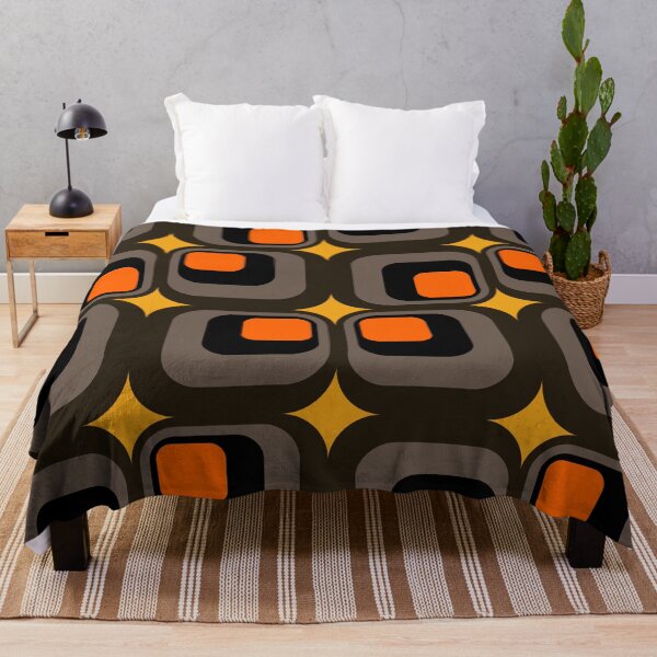 Item preview, retro 1970s abstract pattern designed and sold by pauloneill-art.