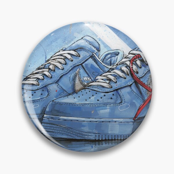 Item preview, Nike AirForce1 university blue sneaker art designed and sold by GalleryKauffeld.