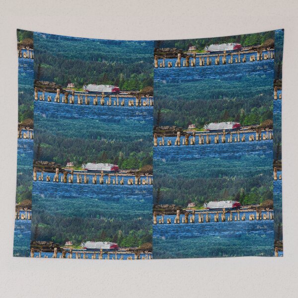 Item preview, Ferry on the River designed and sold by MoreGoodArt.