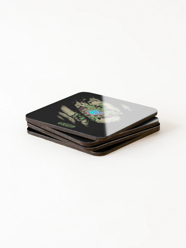 Thumbnail 4 of 5, Coasters (Set of 4), DRUID - ELITE RIPPED designed and sold by EXION CREW.