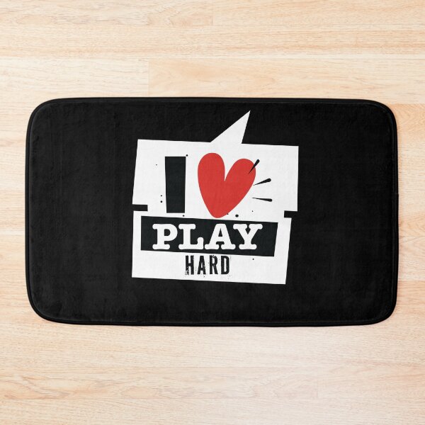 Item preview, I LOVE PLAY HARD designed and sold by Tshirtalk.