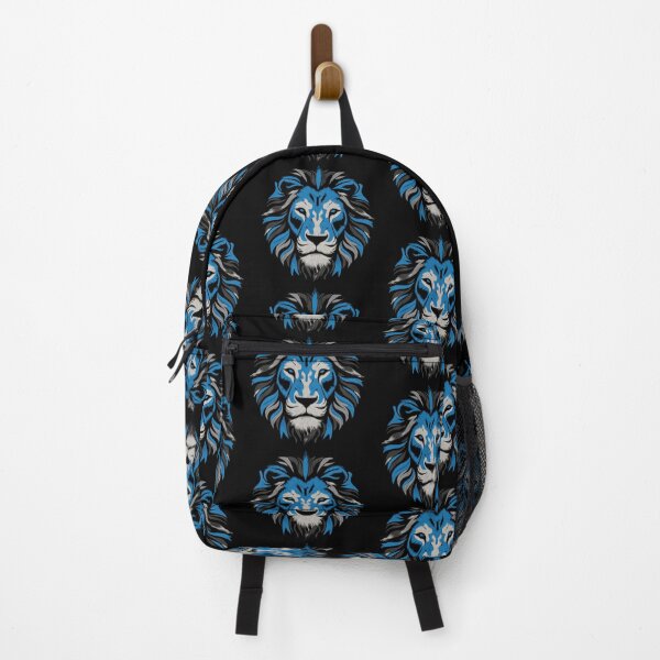 Item preview, A lion face in blue black designed and sold by 90's Misaki.