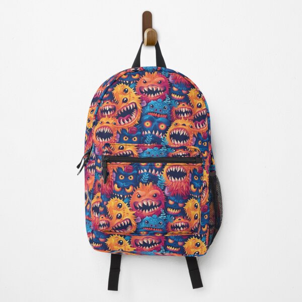 Item preview, Vibrant Monster Party with Floral Accents designed and sold by PICbyFemke.