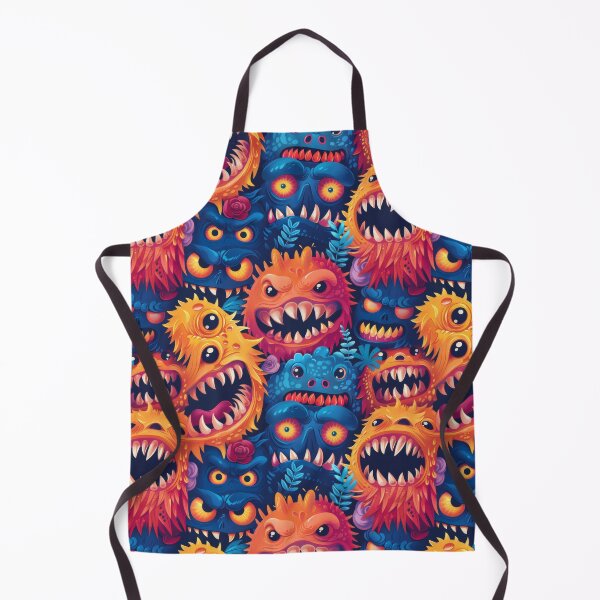 Item preview, Vibrant Monster Party with Floral Accents designed and sold by PICbyFemke.