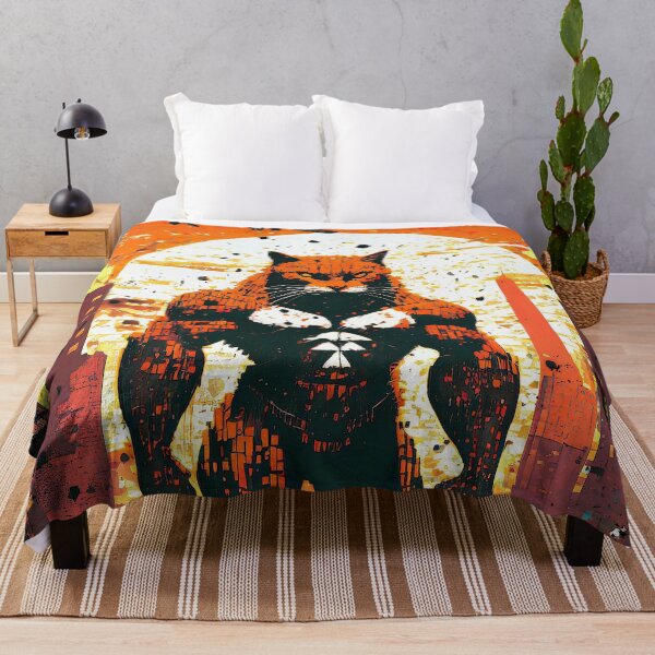 Item preview, Giant Monster Cat Destroys the City 2 designed and sold by Synthwave Poem.