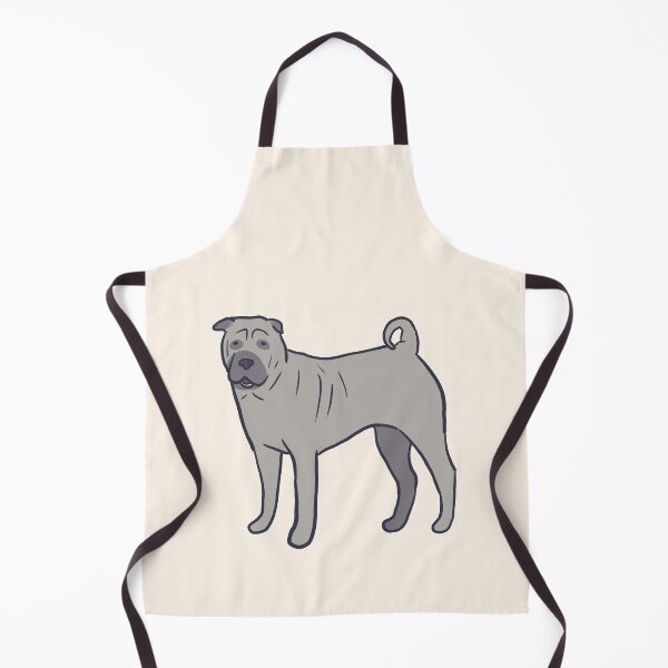 Item preview, Gray Shar pei dog designed and sold by Mayarart.