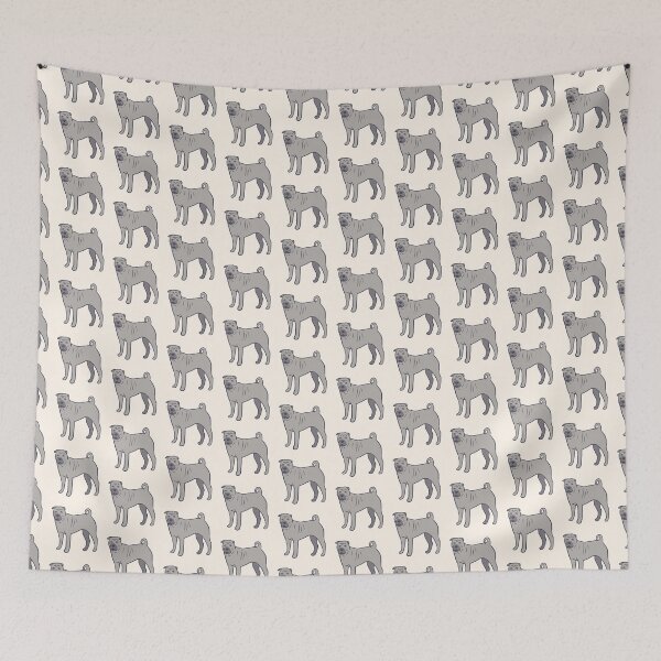 Item preview, Gray Shar pei dog  designed and sold by Mayarart.
