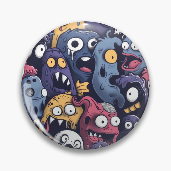 Item preview, Chaotic Assembly of Quirky Cartoon Monsters designed and sold by PICbyFemke.