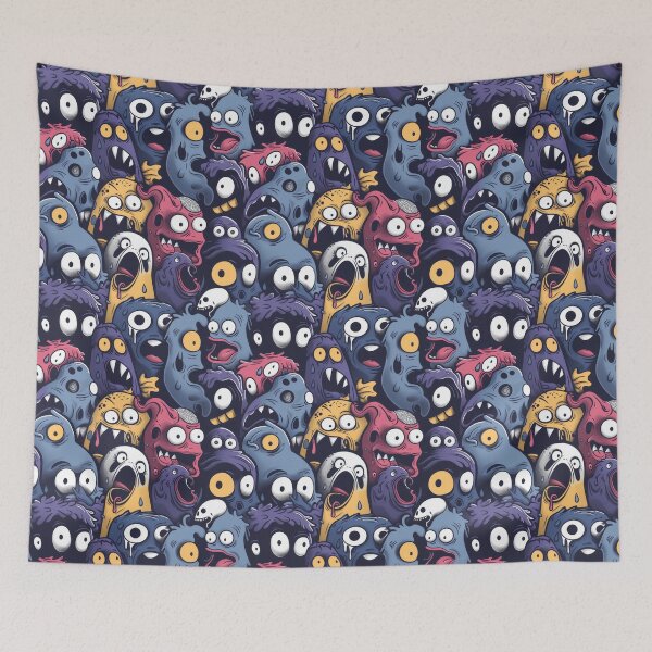 Item preview, Chaotic Assembly of Quirky Cartoon Monsters designed and sold by PICbyFemke.