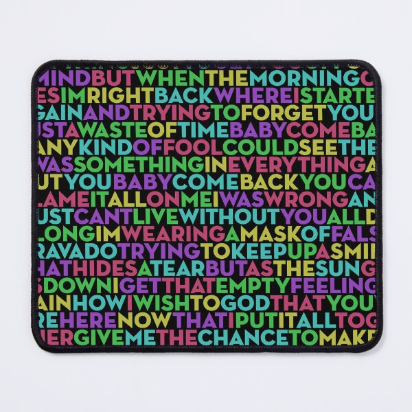 Item preview, Baby Come Back - Player (lyrics) v.1 designed and sold by x1brett.