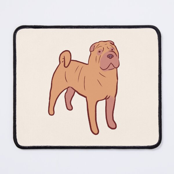 Item preview, shar pei dog illustration designed and sold by Mayarart.