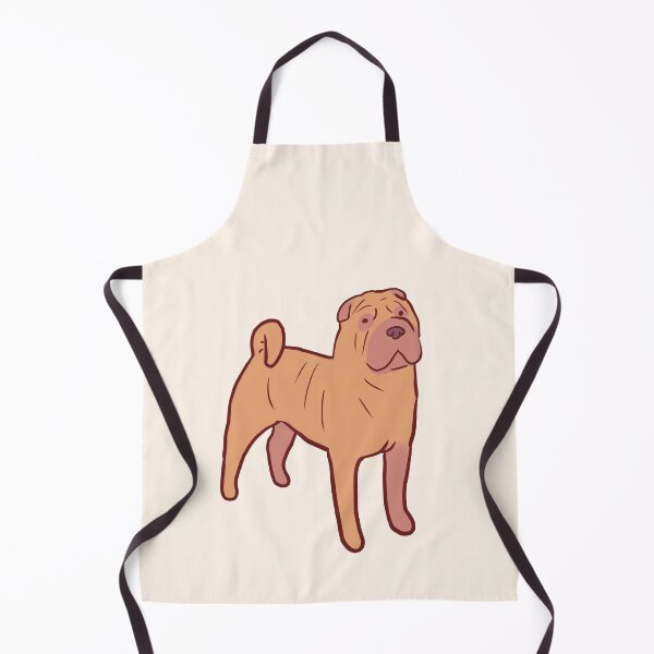 Item preview, shar pei dog illustration designed and sold by Mayarart.