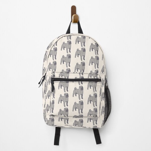 Item preview, Gray shar pei dog illustration designed and sold by Mayarart.