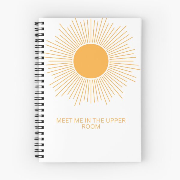 Item preview, an orange sun and the words: Meet me in the upper room designed and sold by channel-art.