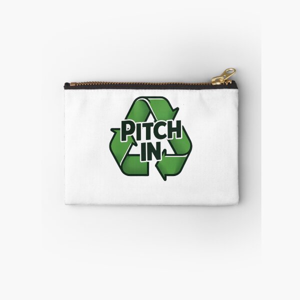 Item preview, Pitch In Anti Littering No Environment Trash Anti-Litter designed and sold by ThreadCloud.